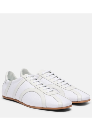 Toteme Leather-trimmed sneakers