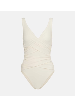 Karla Colletto Basics ruched swimsuit