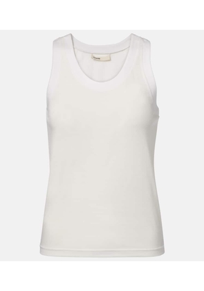 Khaite Cotton-blend jersey tank top