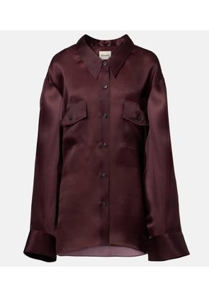 Khaite Matteo silk shirt