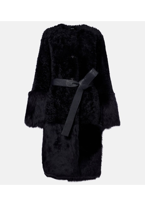 Joseph Tina belted shearling coat