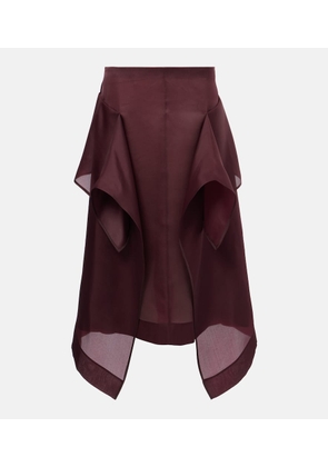 Khaite Nina midi skirt