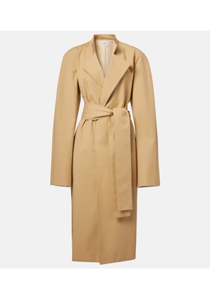 Khaite Lagden cotton gabardine coat