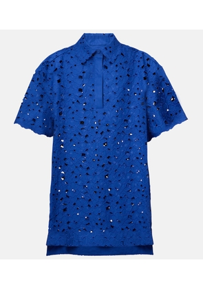 Rebecca Vallance Zaffre broderie anglaise cotton shirt