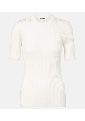 Jil Sander Ribbed-knit silk sweater
