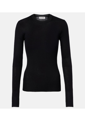 Jil Sander Ribbed-knit silk sweater