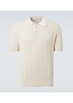 Brunello Cucinelli Knitted cotton polo shirt