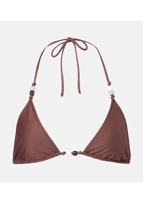 Faithfull Uma beaded bikini top