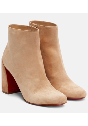 Christian Louboutin Turela 85 suede ankle boots
