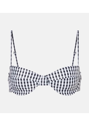 Faithfull Farrah gingham bikini top