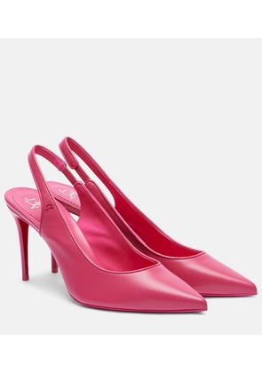 Christian Louboutin Sporty Kate 85 leather slingback pumps