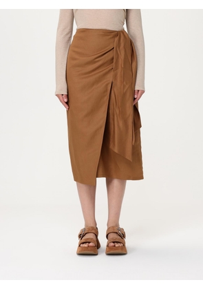 Skirt MAX MARA Woman color Tobacco