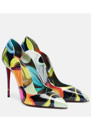 Christian Louboutin Hot Chick 100 patent leather pumps