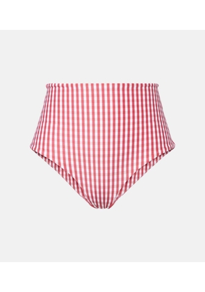 Faithfull Reyes gingham bikini bottoms