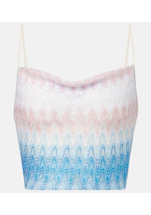 Missoni Wave cropped top