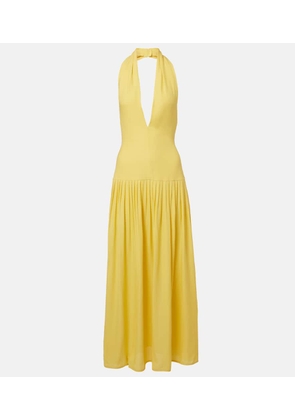 Proenza Schouler Tala halterneck georgette maxi dress