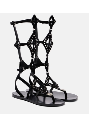 Isabel Marant Boham cutout suede gladiator sandals