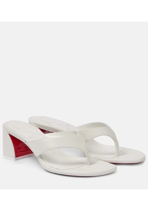 Christian Louboutin Janetonga 55 leather thong sandals