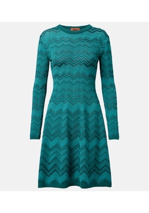 Missoni Zigzag knitted minidress