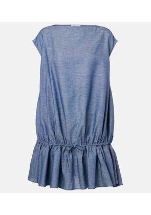 Alaia Chambray minidress