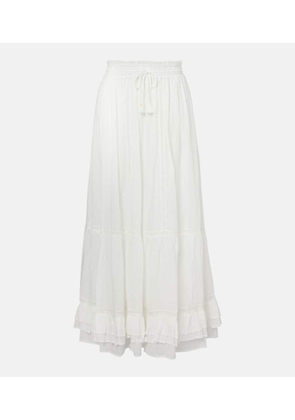Poupette St Barth Clara cotton maxi skirt