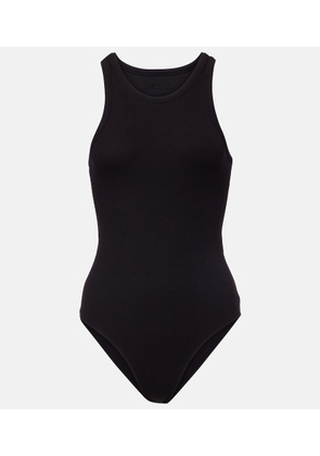 Alaia Ribbed-knit bodysuit