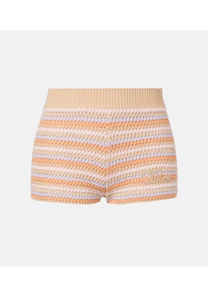 Chloe Knitted cotton shorts