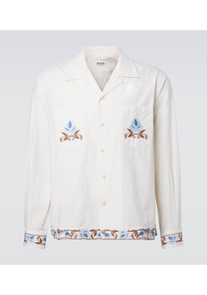 Bode Nouveau Vine cotton poplin shirt