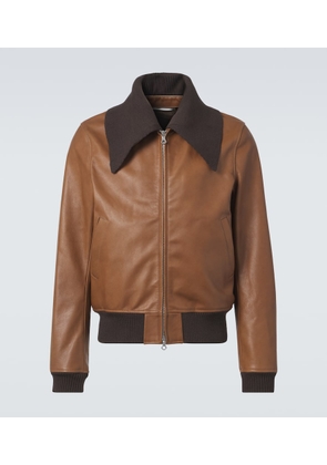 Our Legacy Pharos leather bomber jacket
