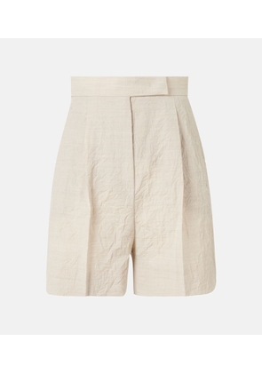 Max Mara Abisso virgin wool canvas shorts