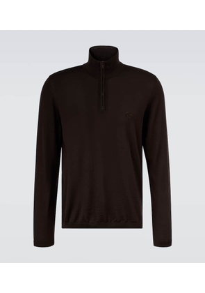 Giorgio Armani Virgin wool half-zip sweater