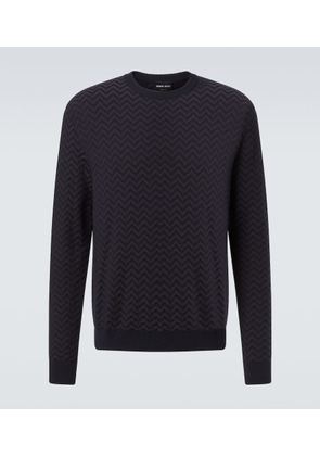 Giorgio Armani Striped wool-blend sweater