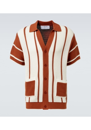 Frescobol Carioca Fabricio crochet cotton shirt