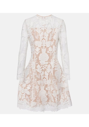 Oscar de la Renta Lace guipure minidress