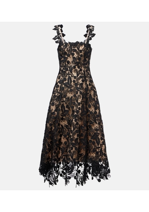 Oscar de la Renta Lace guipure cocktail dress