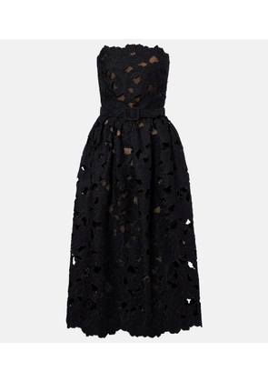 Oscar de la Renta Lace bustier dress