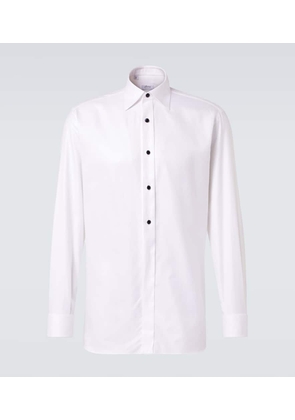 Brioni Cotton poplin tuxedo shirt