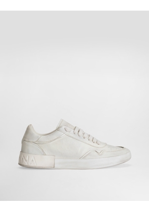 Dolce & Gabbana Portofino Calfskin Sneakers - Man Sneakers White 44
