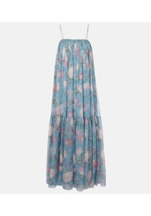 Chloe Floral silk muslin maxi dress