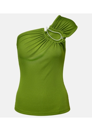 Christopher Esber Paisley asymmetric gathered top