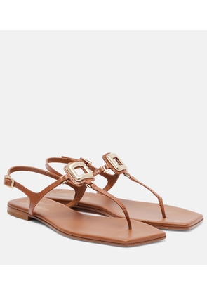 Roger Vivier Viv' By The Sea leather thong sandals