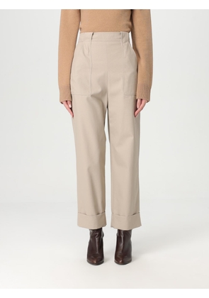 Pants MAX MARA Woman color Beige