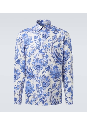 Etro Roma paisley linen shirt