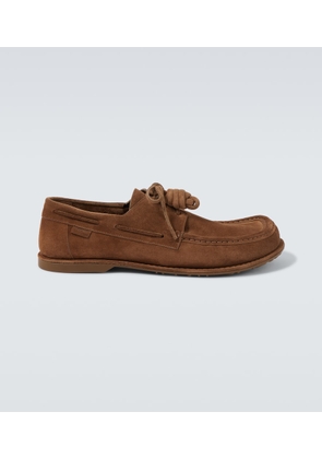 Loewe Paula's Ibiza Campo suede boat shoes
