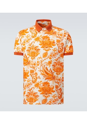 Etro Paisley cotton polo shirt