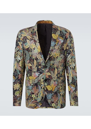 Etro Roma printed wool-blend blazer