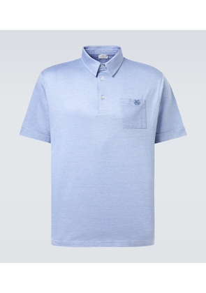 Etro Logo cotton-blend polo shirt