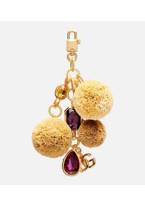 Dolce&Gabbana DG embellished keychain