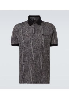 Etro Paisley cotton polo shirt