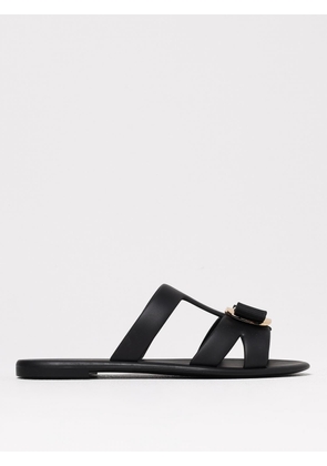 Heeled Sandal FERRAGAMO Woman color Black